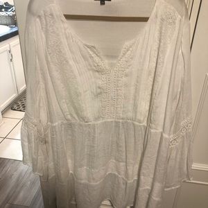 Linen cotton tunic top